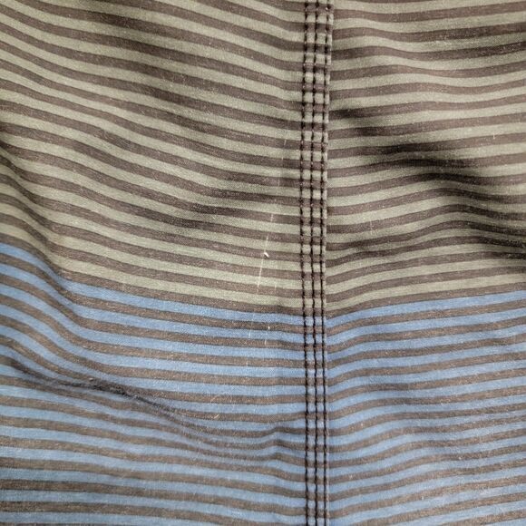 RVCA Men's Swim Trunks - Blue and Orange - Picture 9 of 11